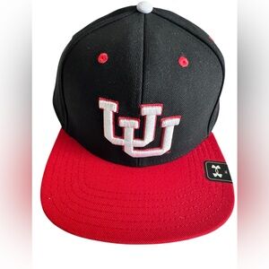 University Of Utah Utes Under Armour Hat Red Fitted Baseball Cap X-Large NEW NWT